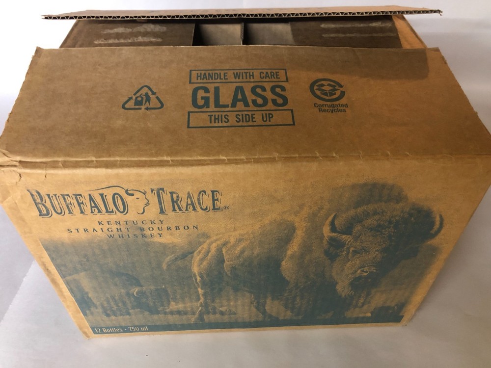 BUFFALO TRACE  Empty Case  BOX  12   x  750  ml  Section  (M1963)