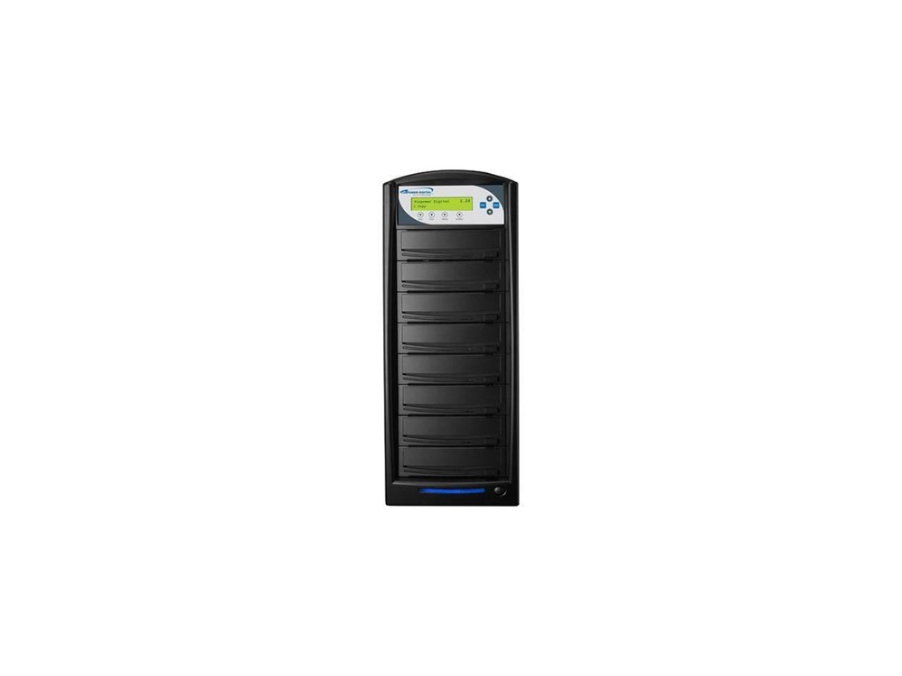 VINPOWER Black 1 to 7 128M Buffer Memory SharkCopier DVD/CD Tower Duplicator wit