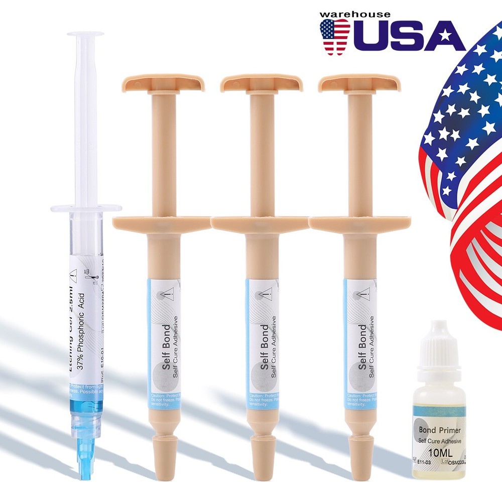 Dental Orthodontic Adhesive Bonding Self Cure Curing Composite Kit
