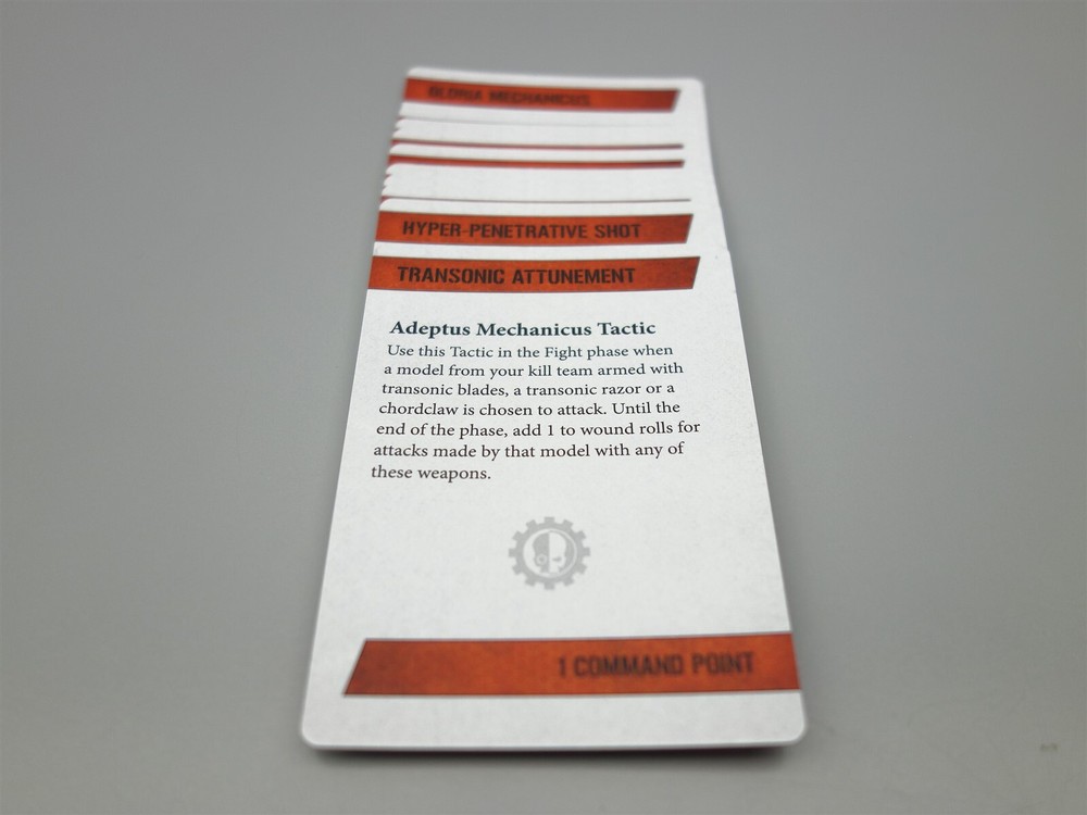 Warhammer 40K: Kill Team Skitarii Cards