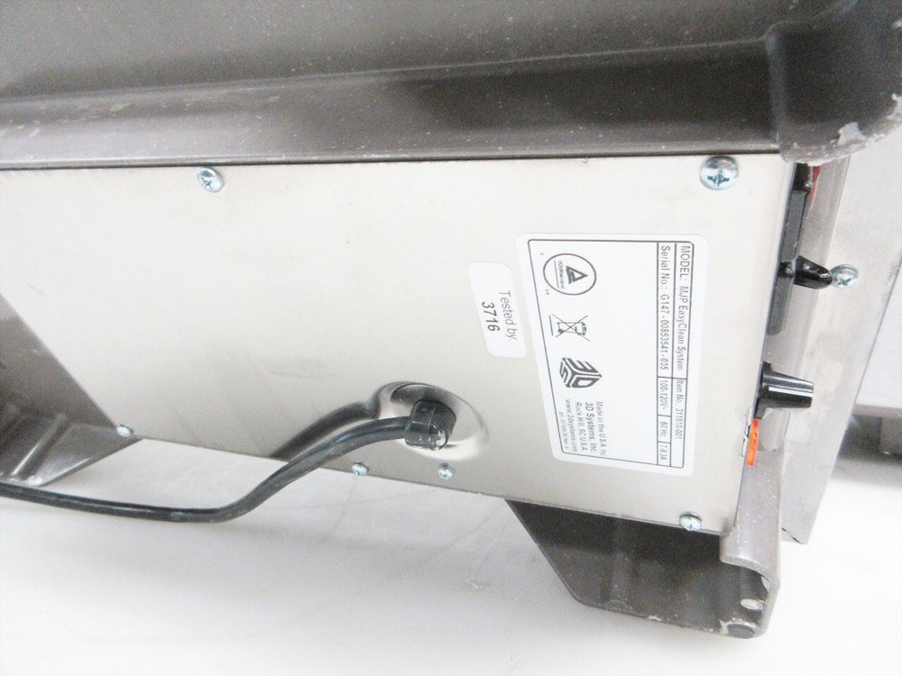 2X 3D SYSTEMS MJP EASY CLEAN SYSTEM 311510-001 EASYCLEAN PLASTIC PRINTER PROJET
