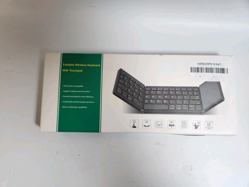 NEW Foldable Bluetooth Keyboard with Touchpad  Wireless OS Android Windows Mac