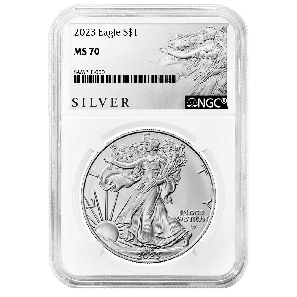 2023 $1 American Silver Eagle NGC MS70 ALS Label