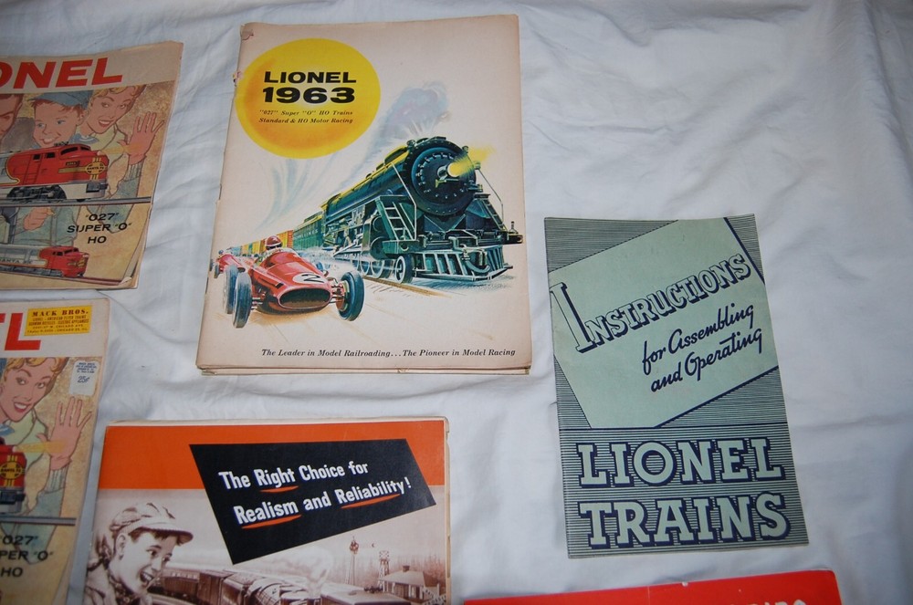 7 Vintage 1950 s 60 s Train Catalogs