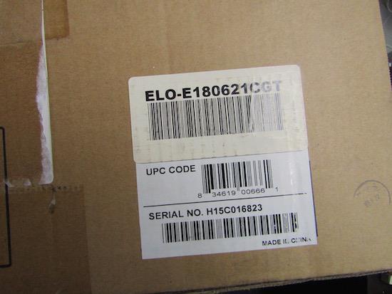 ELO TOUCH SOLUTIONS ELO-E180621CGT ELO ALL IN ONE TOUCHCOMPUTERS