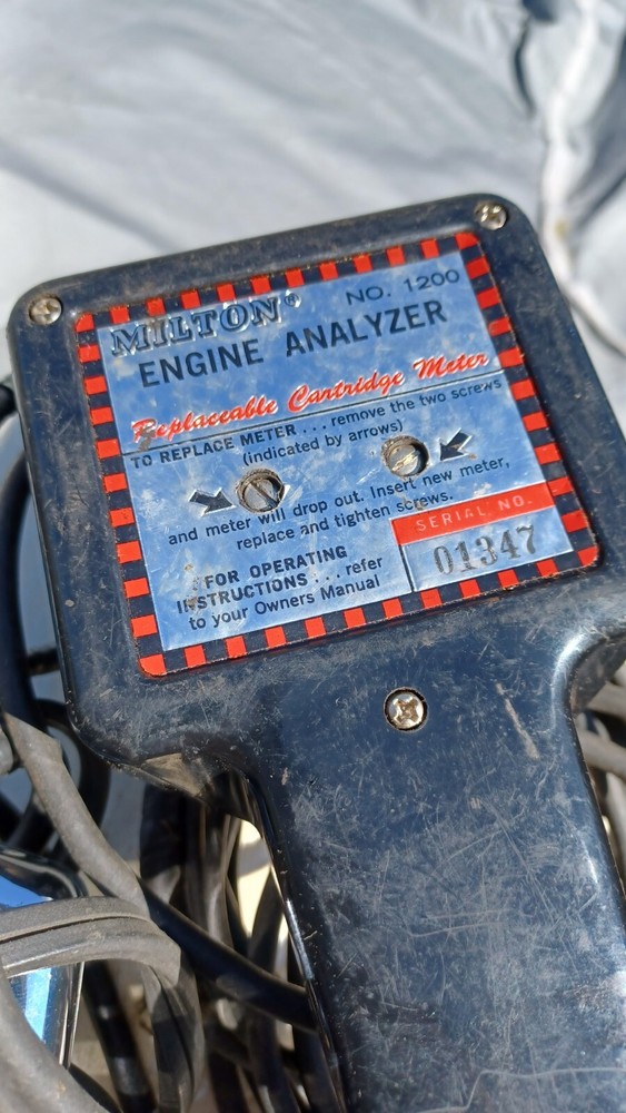 Vintage Peerless Timing Light & Milton Dwell Meter