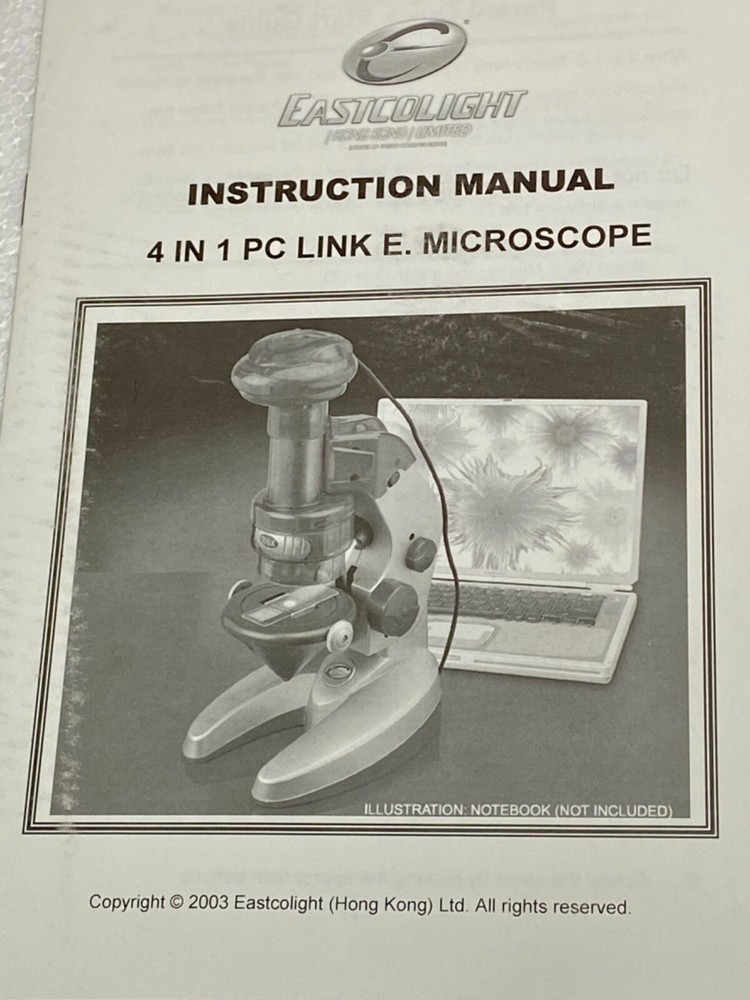 Microscope Eastcolight 2003 MicroXplore PC300 Images Display on PC Original Box