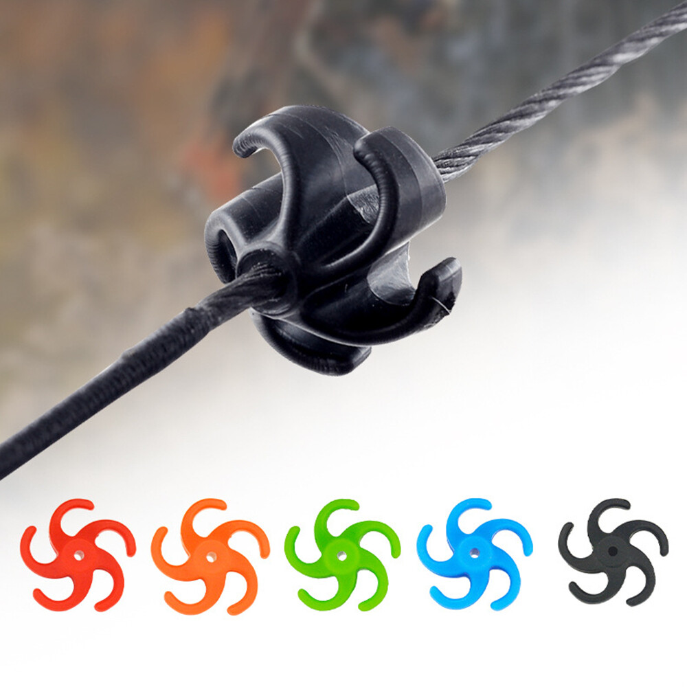 4pcs Archery BowString Stabilizer Silencer Damper Rubber Shock Absorption