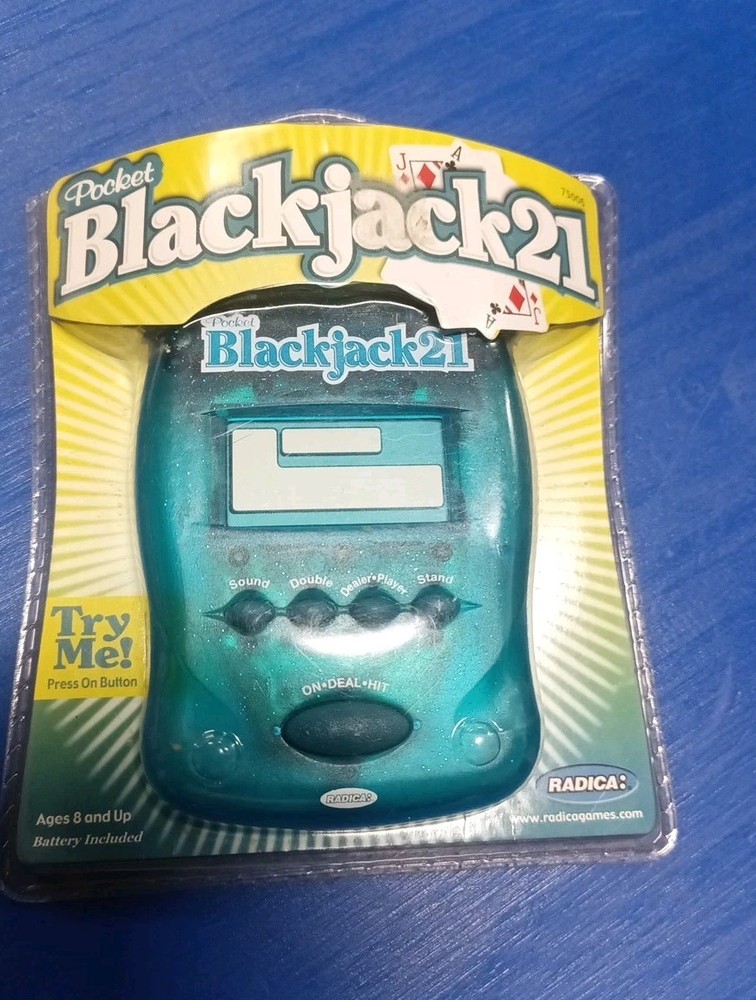 Radica Pocket Game Blackjack 21  Electronic Sealed Original FS
