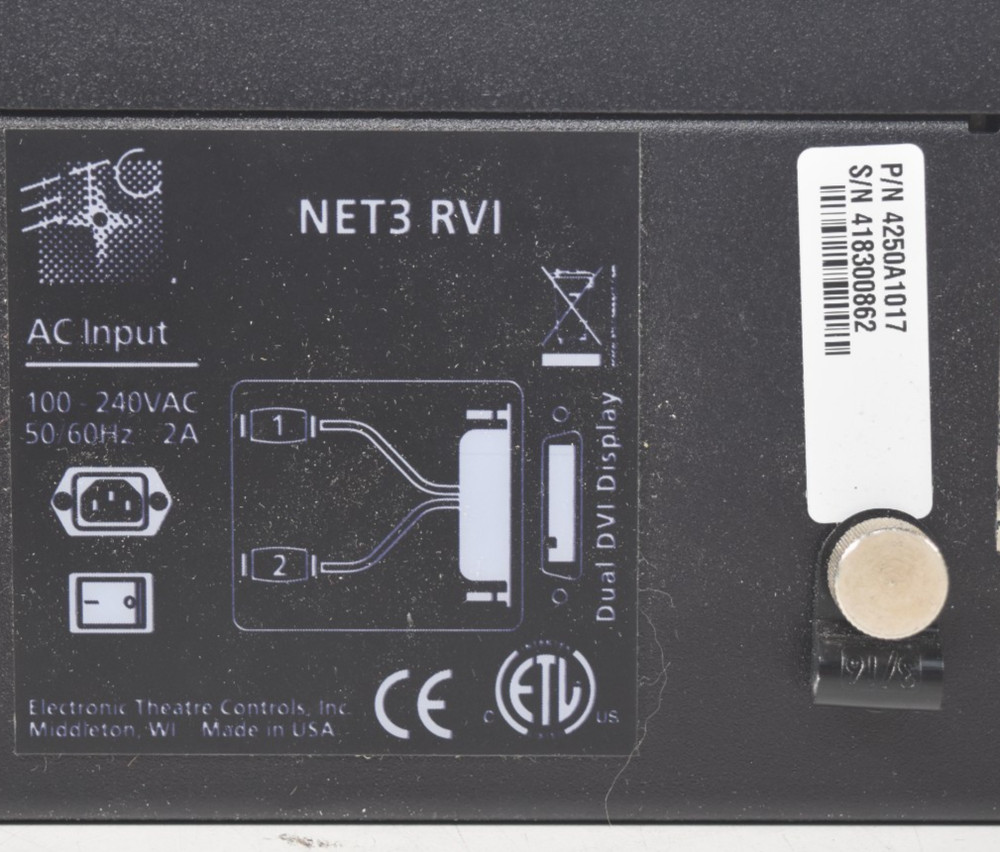 ETC Net3 RVI Remote Video Interface Rackmount 4250A1017