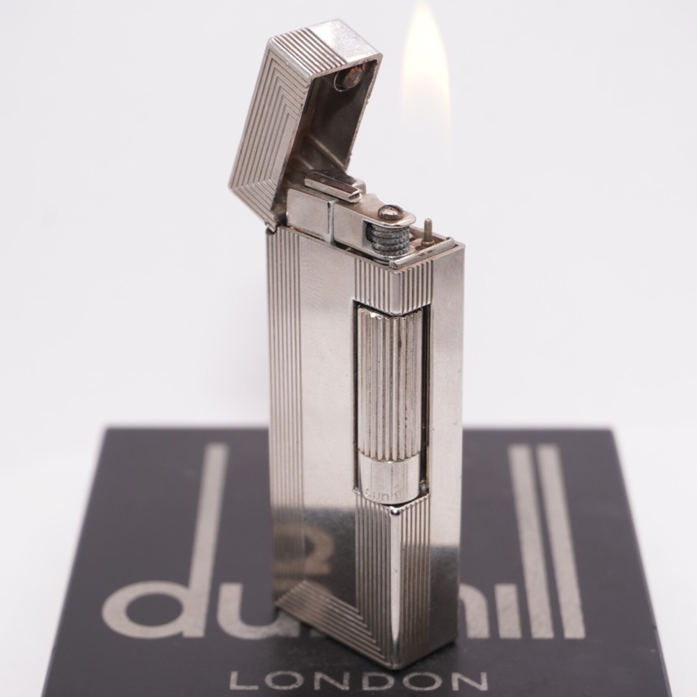 Dunhill Lighter Palladium _Ultrasonically Cleaned_Working