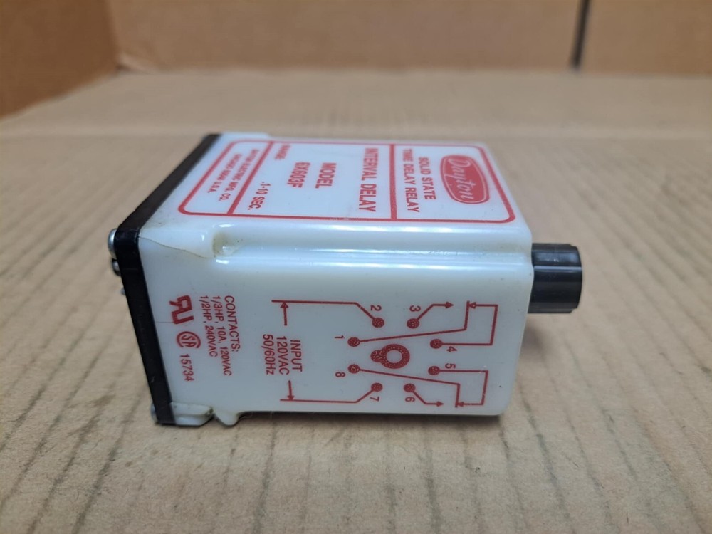 Dayton Solid State Time Delay Relay Model No. 6X603F