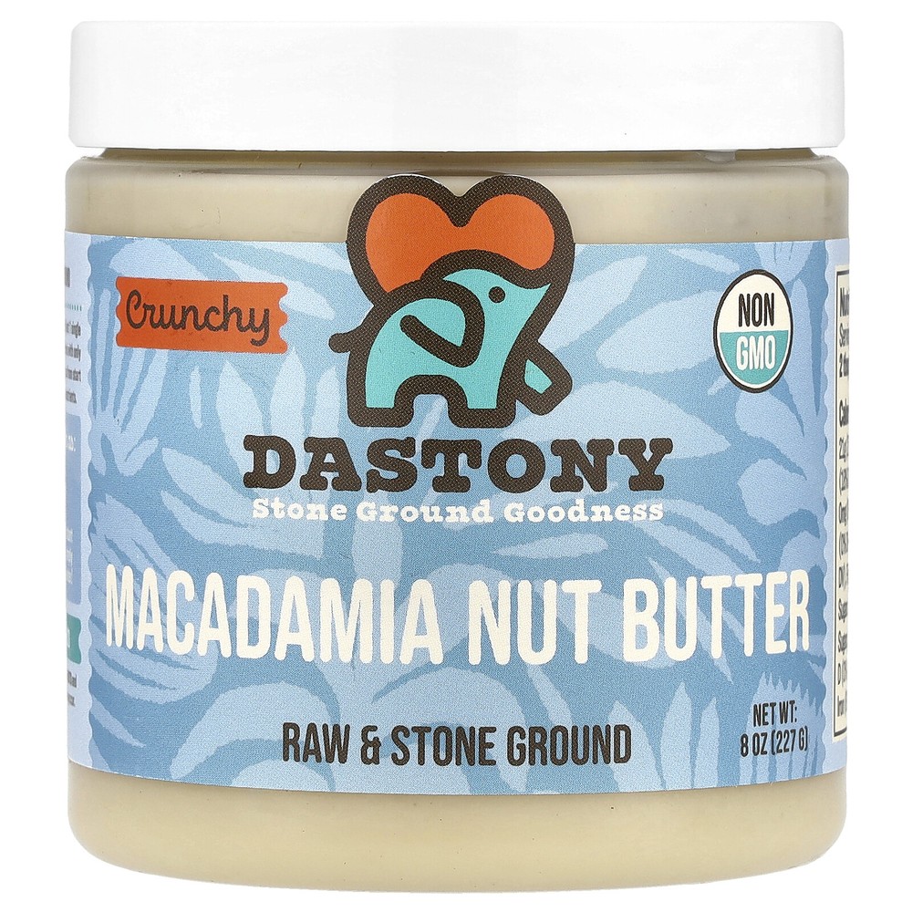 Macadamia Nut Butter, Crunchy, 8 oz (227 g)