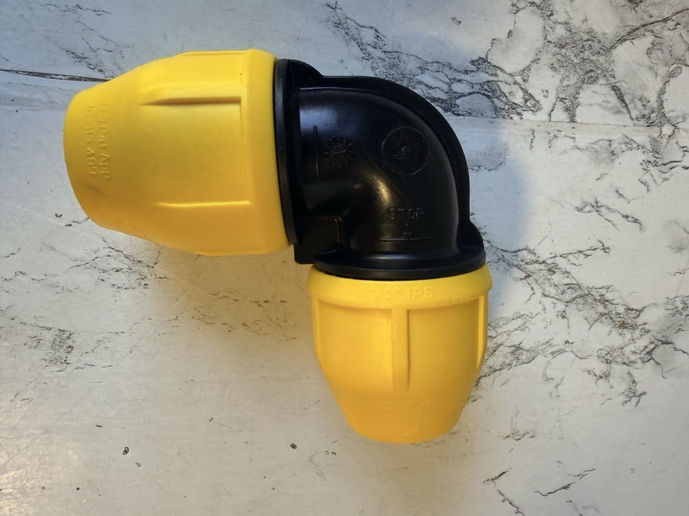 HOME-FLEX 3/4" Gas Pipe 90 Degree Elbow Fitting IPS Poly Pipe