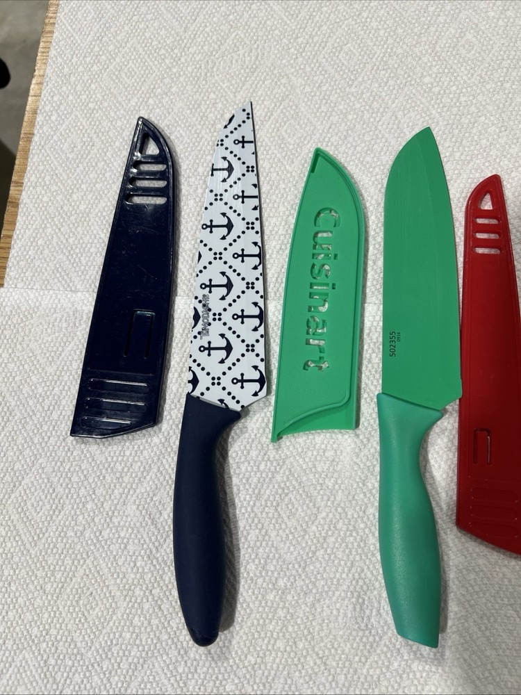 Knives With Sleeves 9 Pieces B5