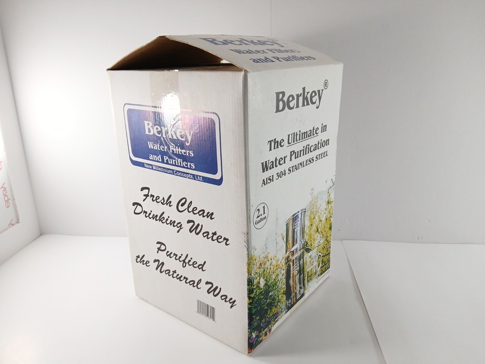 Big Berkey Water Purification System STAINLESS STEEL HOUSING No Filter UNUSED