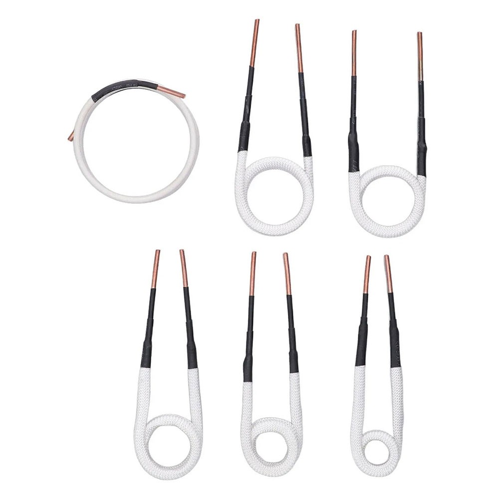 Tool Induction Heater Replacement Coil 3mm Brass Induction Coils Set 6 Piece
