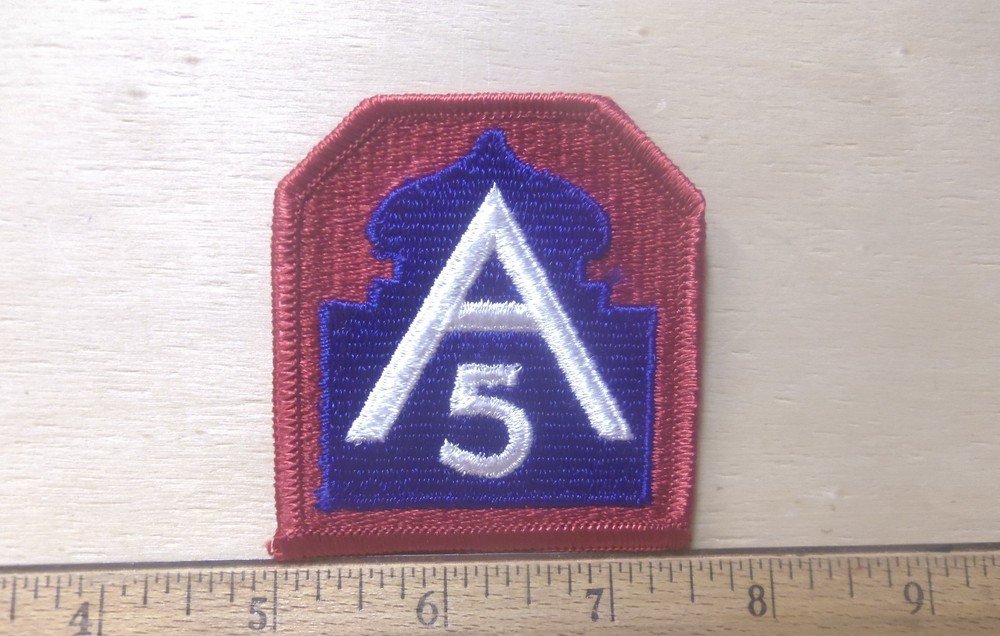 US Army - 5th Army Embroidered Patch