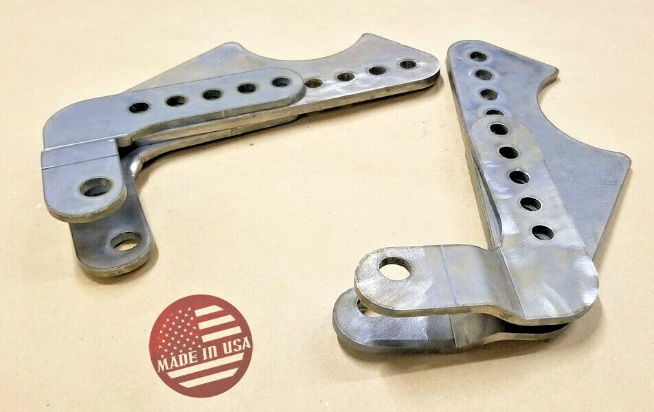 [SR] Coil Over Shock Mount Kit Adjustable Lower Brackets For up to 3" Axle Tubes