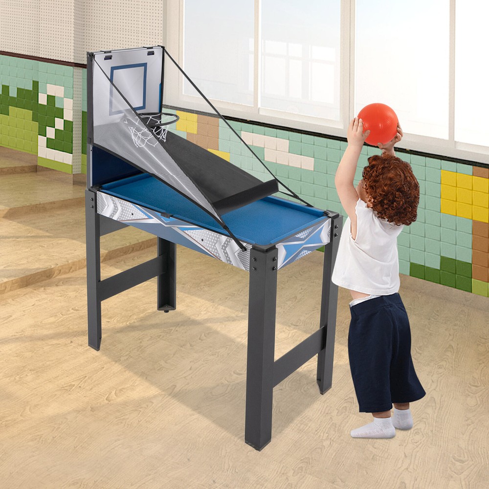 Rectangular Multi Game Table Combo Game Table Game Desk Floor Standing 5-In-1