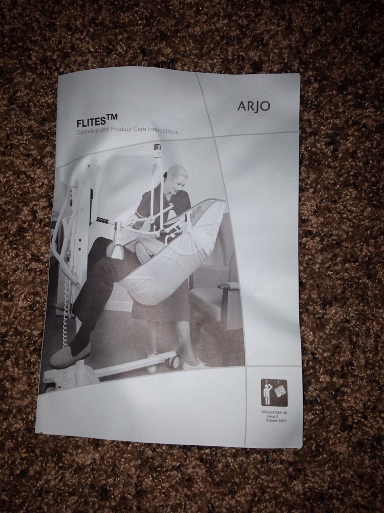 Arjo MFA2000-L Huntleigh loop Flites Sling Size Large Single 600 Lbs 50% Off
