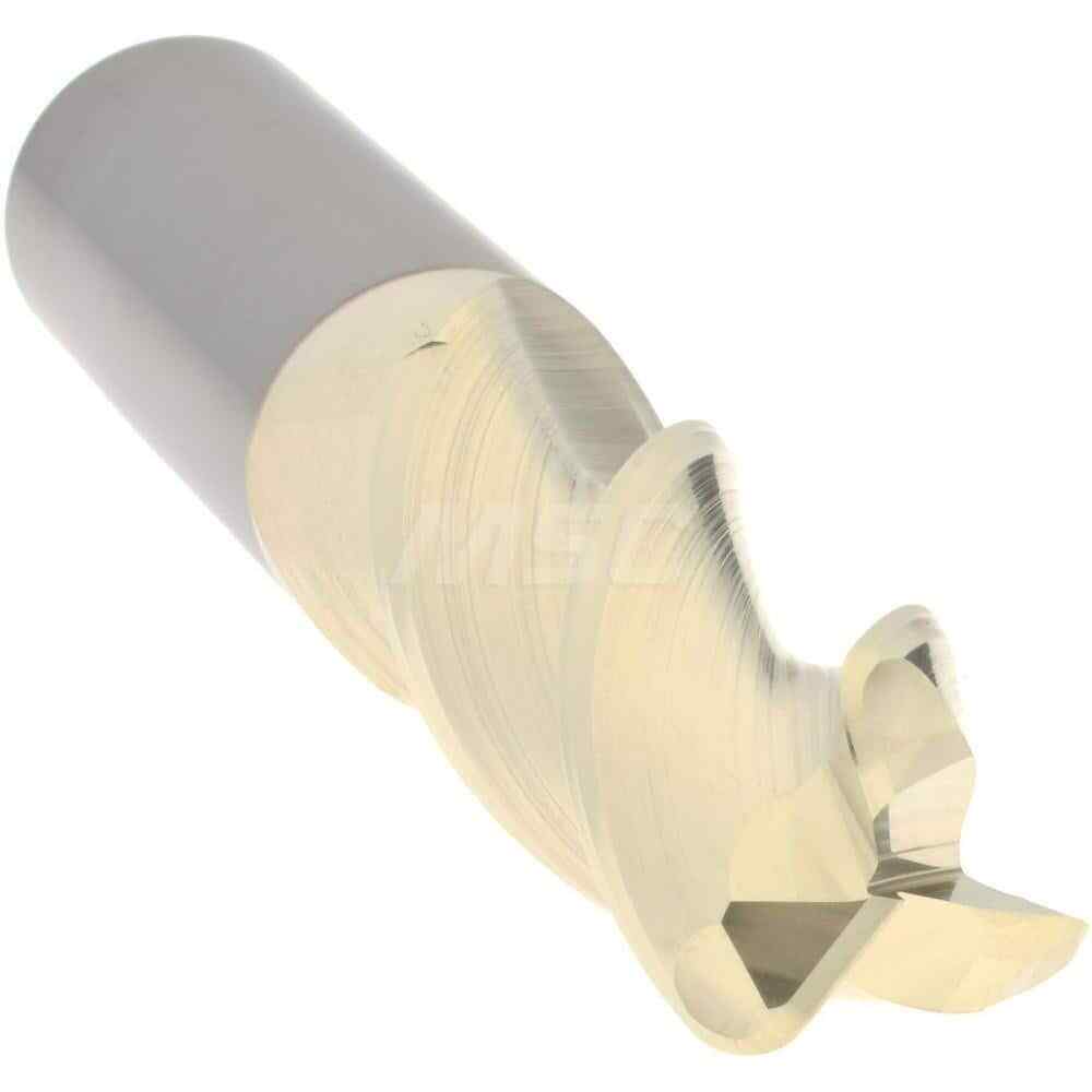 Accupro 5/8" Diam 3 Flute Single End Solid Carbide 0.12" Corner Radius End Mi...