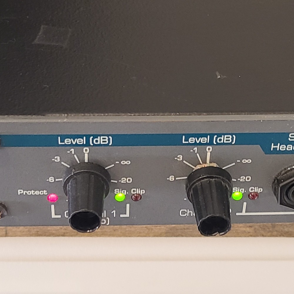 Ashly SRA-120 Stereo Power Amplifier 60 Watts/Channel powers on Untested