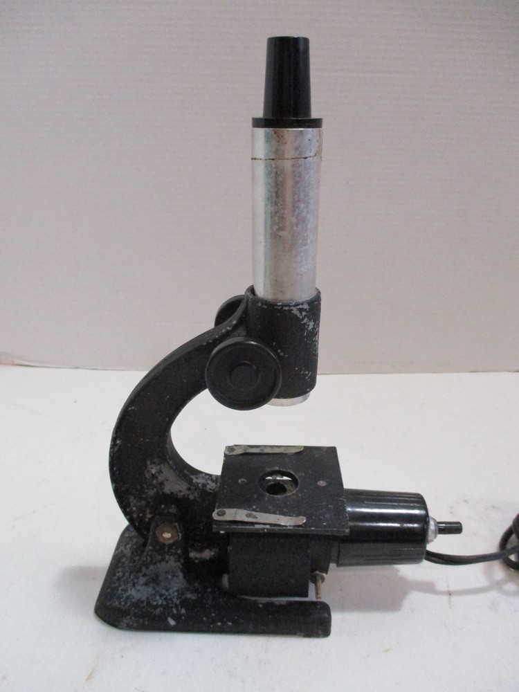 Porter Science Microcraft Microscope Lab No.2105 Metal Case For Parts