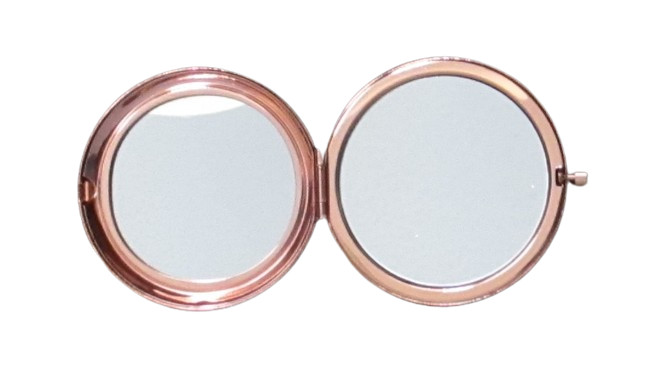 I Survived My Daughters Wedding Copper/Rose Gold 2 Mirror Compact w/Case