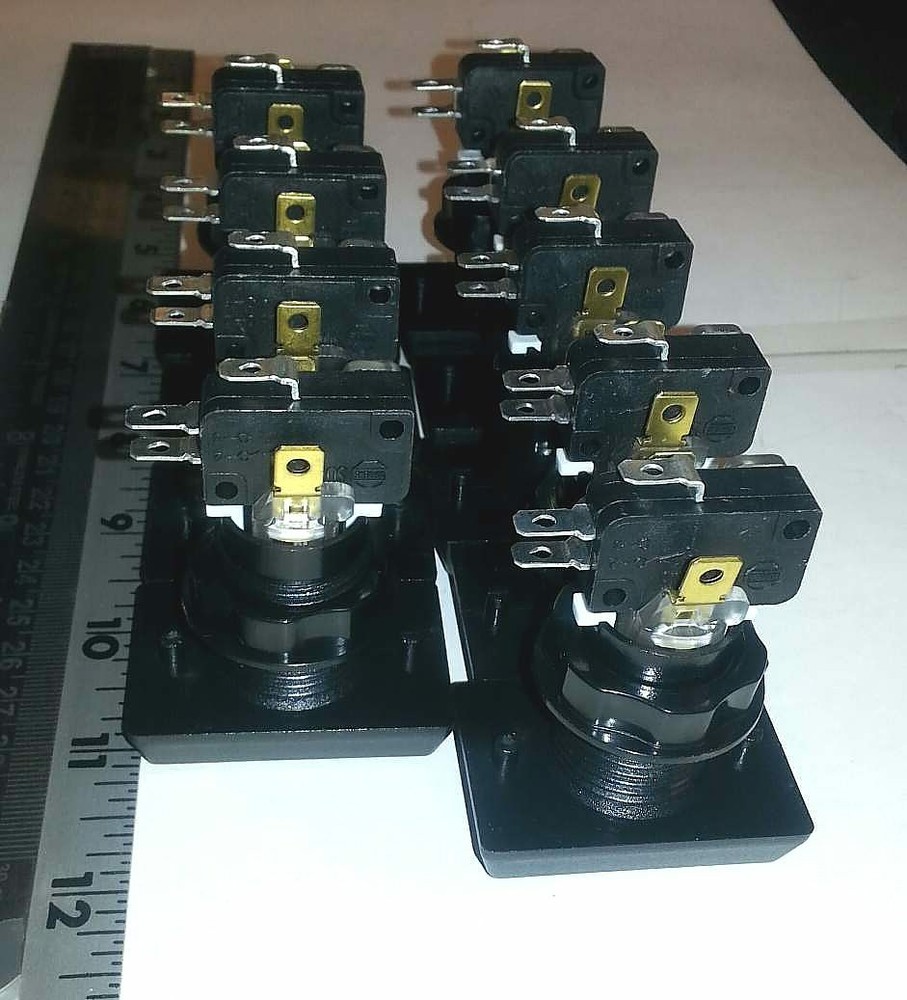 Dixie Narco soda machine selection button replacements for live display - qty. 9