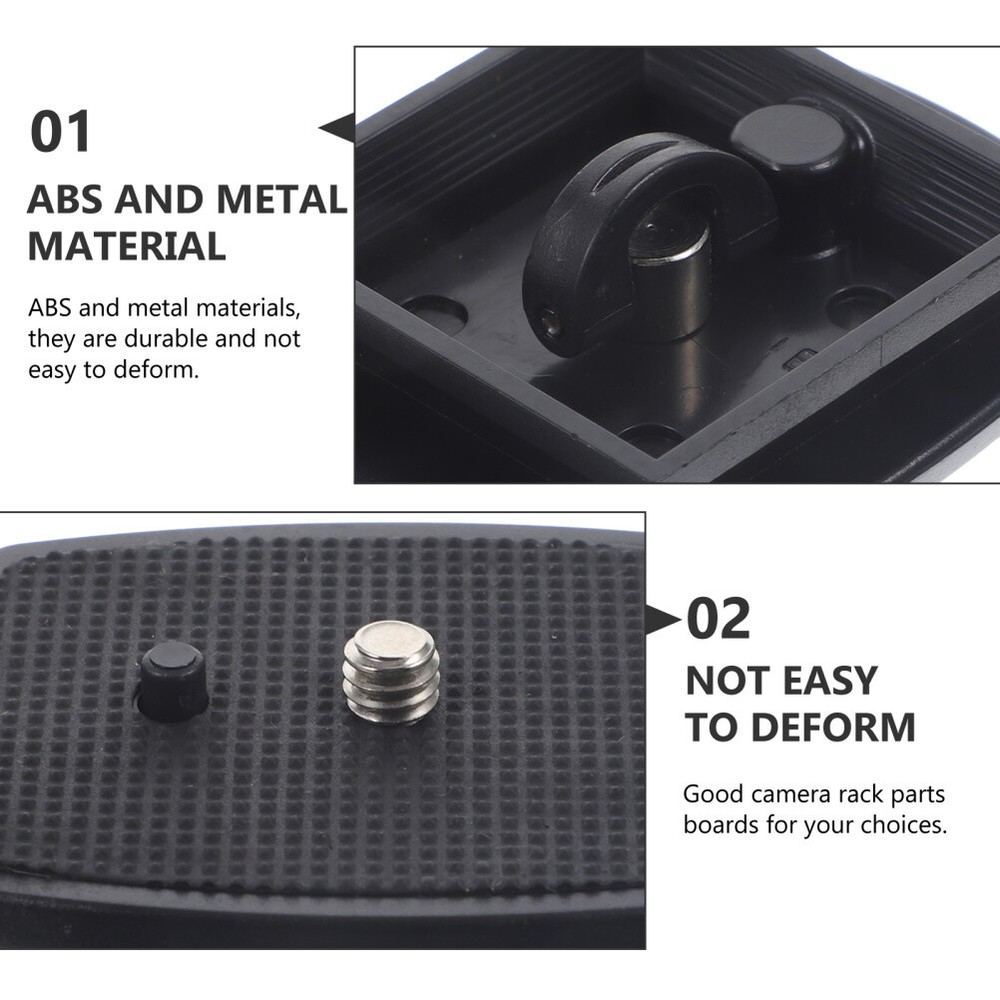 2 Pcs Camera Stand Tripod Prevent Slippery Rack Board Parts
