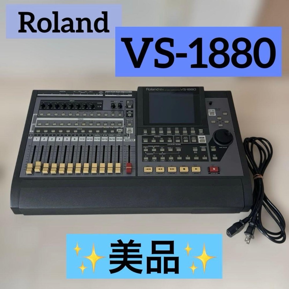 Roland VS-1880 Digital Multitrack Recorder Workstation Tested Working Japan