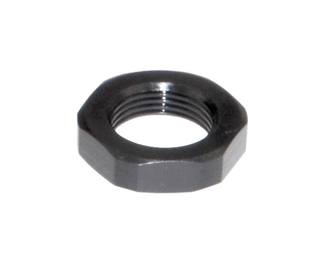 1/2"-28, Jam Nut, Steel, Black
