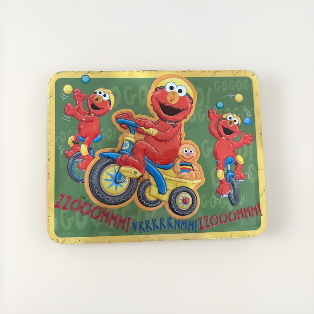 Elmo Vintage Tin Box