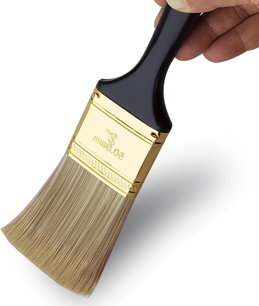 Great Paint Brushes, 10 PCS 2" Bulk Paint Brush Pack Multi Use, Flat Paint Brus