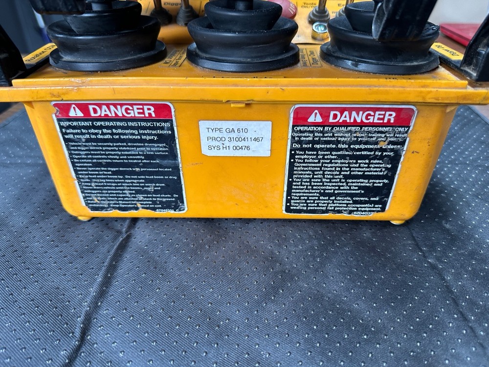 Altec HETRONIC Digger Derrick Remote Control - Type GA 610 - SYS H1 00476