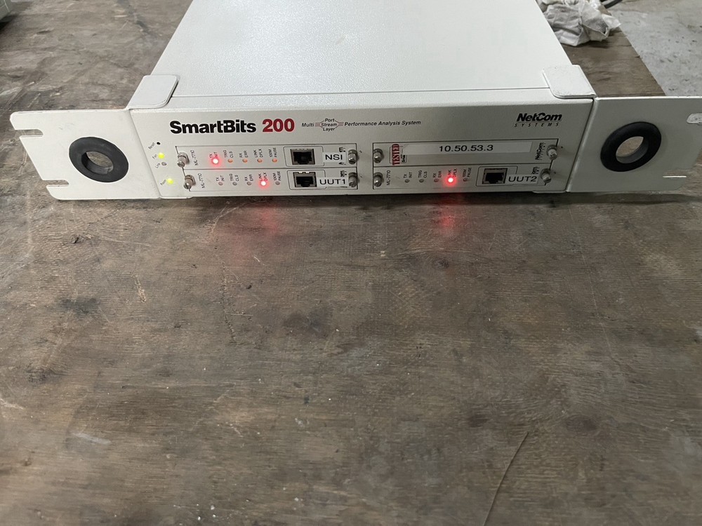 Spirent SmartBits 200 SMB-0600 w/ 3× ML-7710 Modules Network Test System As-Is