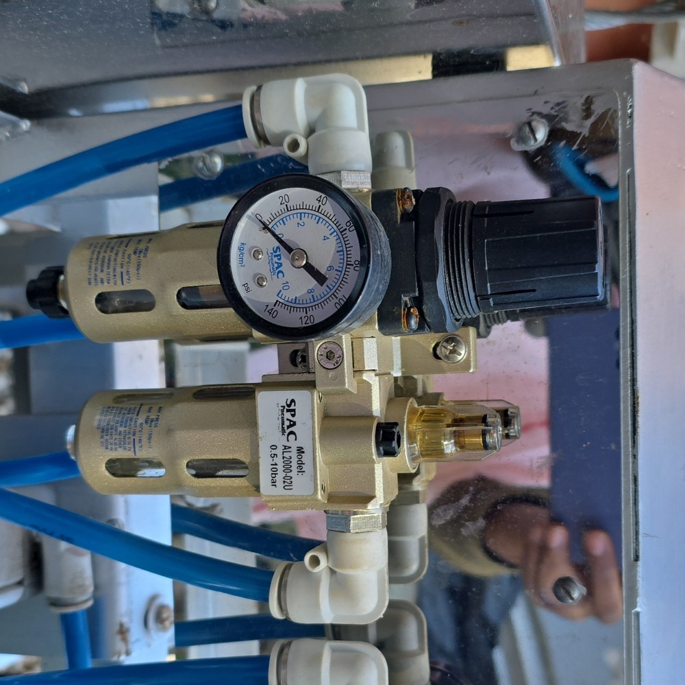 Badger Process Control Panel with Gauges, Valves, and Fire Extinguisher