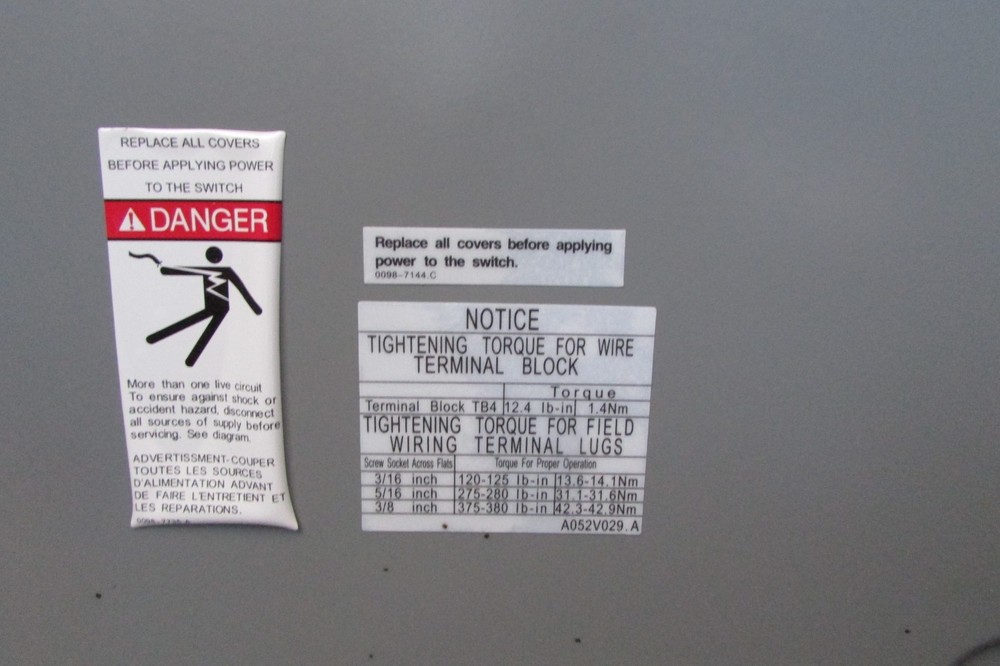 Cummins 400 Amp Automatic Transfer Switch - RA412N3