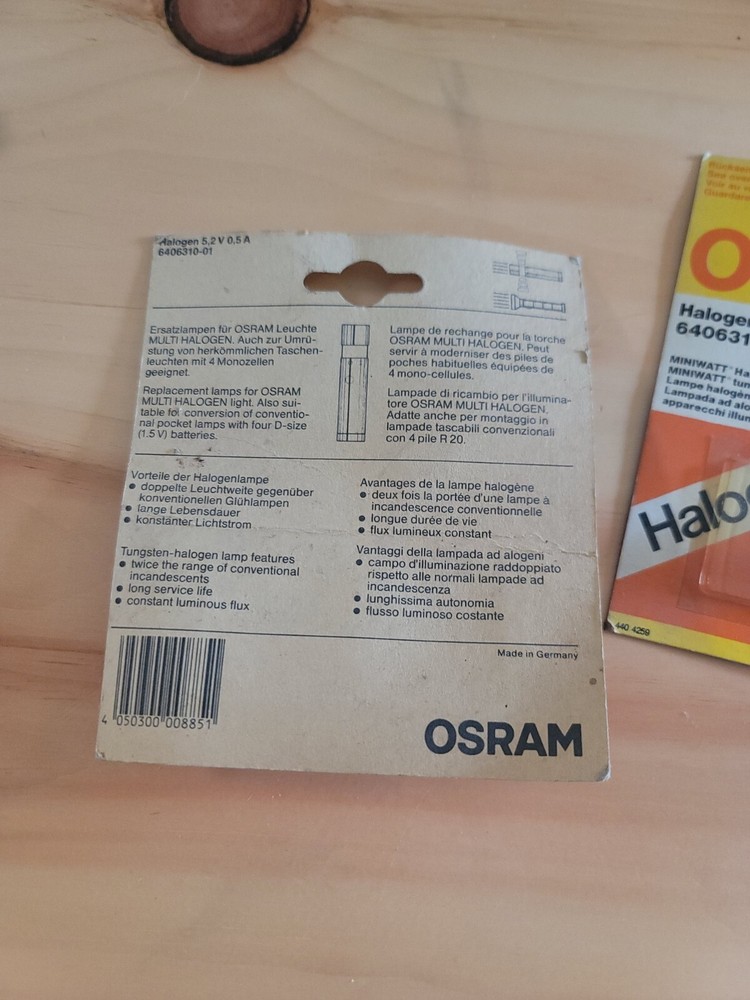 Osram Projector Lamp Bulb 1 bulb per order/purchase