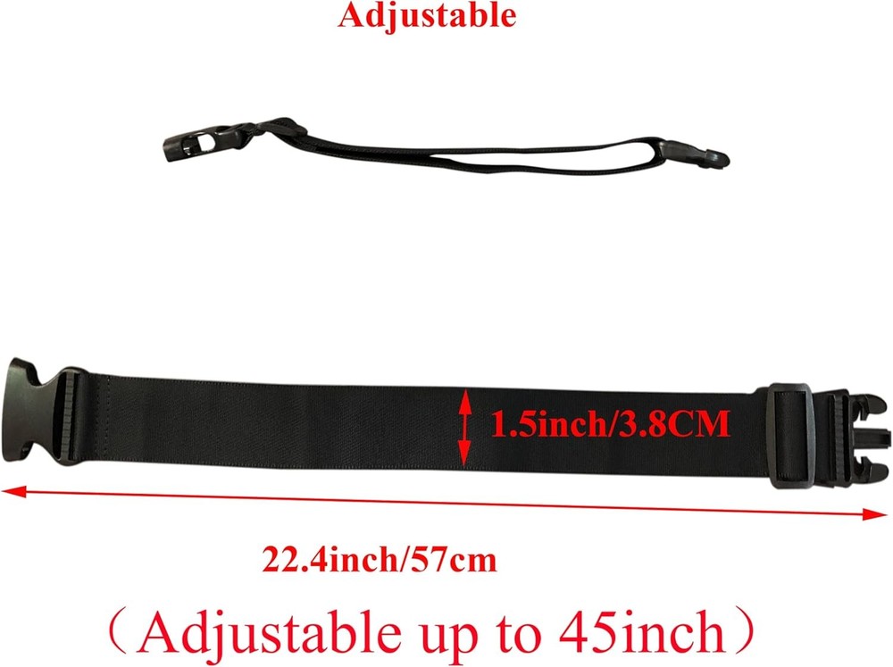 Luggage Straps 2pcs Adjustable Travel Belts