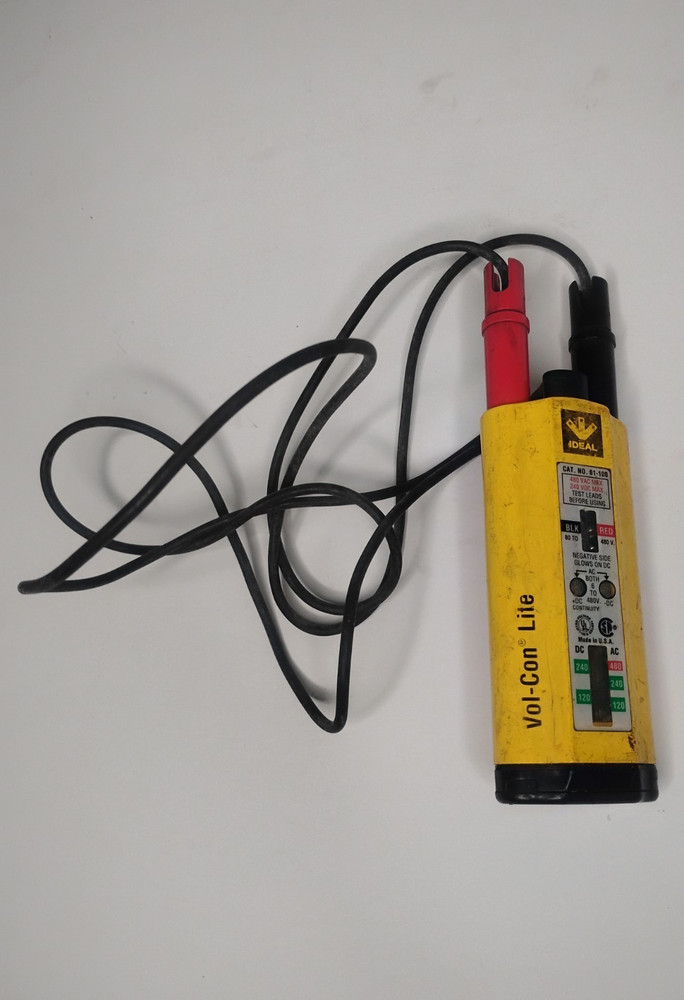 Ideal Tools VOLTAGE TESTER MODEL 61-100 Vol-con Lite