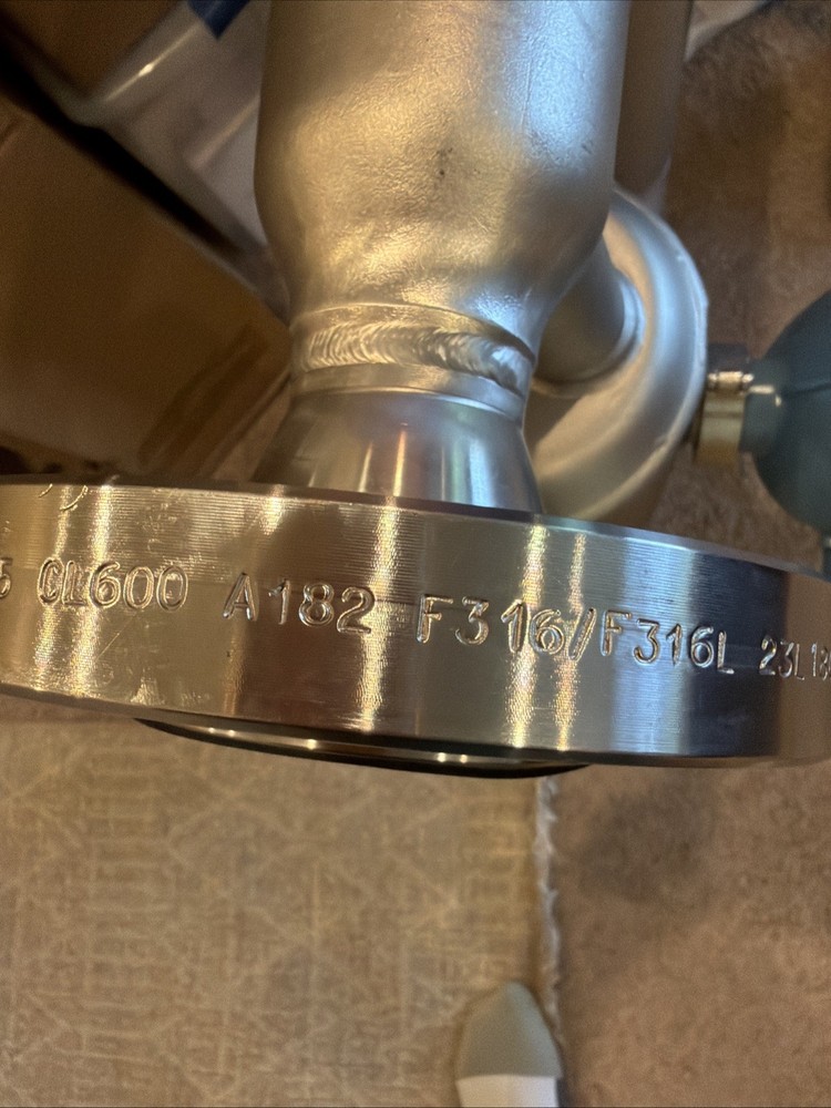 2" 600# Micro Motion CMF200 Flow Sensor Enhanced Core Processor NEW P15 - Read D