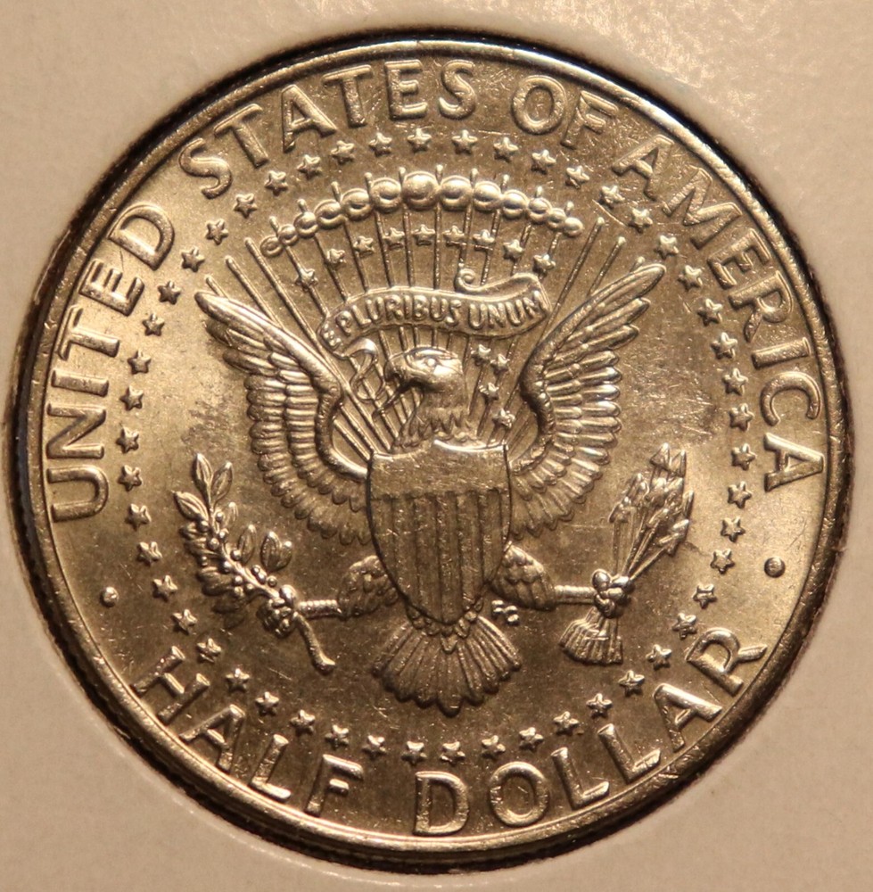 1991-P Kennedy Half Dollar Dramatic Reverse Doubling
