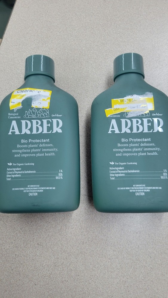ARBER Bio Protectant-2 8oz bottles NEW
