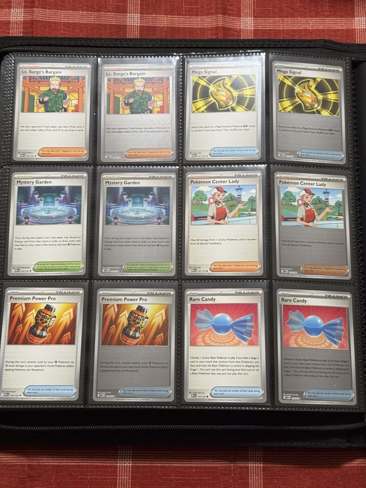 Mega Evolution 100% Base Set w/Binder