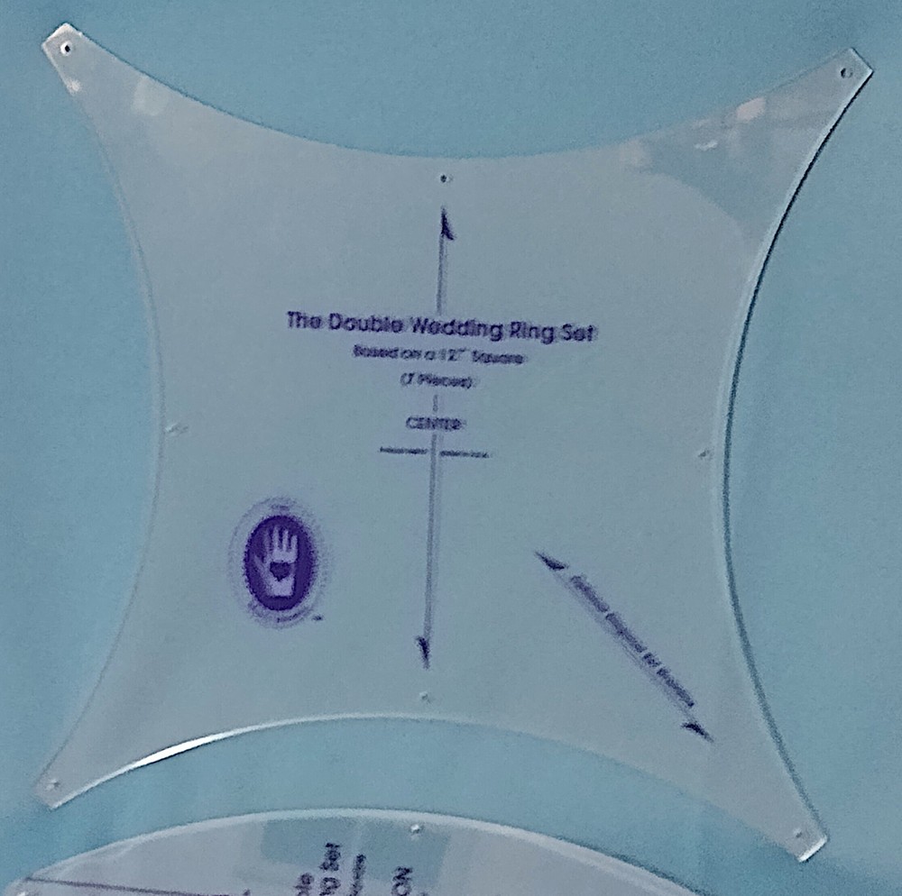 Double Wedding Ring Quilt Template by Marti Michell 7-template Set