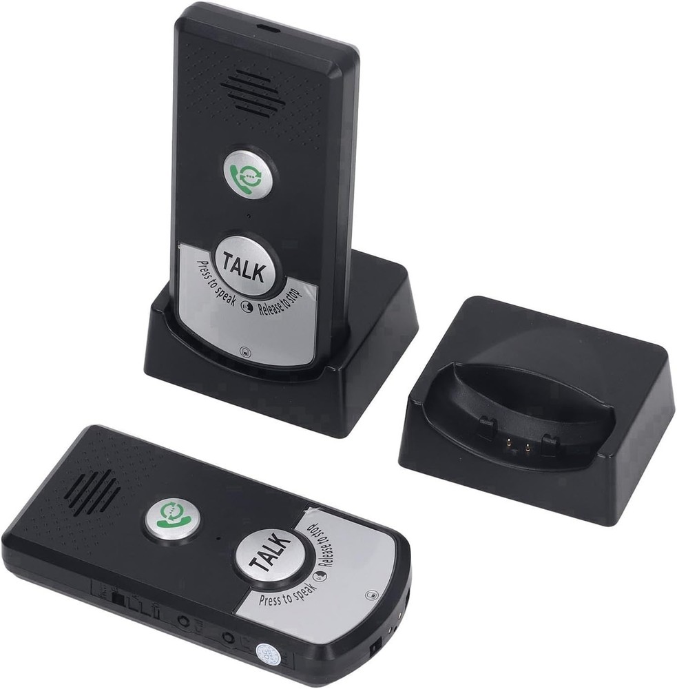 Wireless Intercom System Home Long Range Voice Intercom 2 Pcs Power Saving