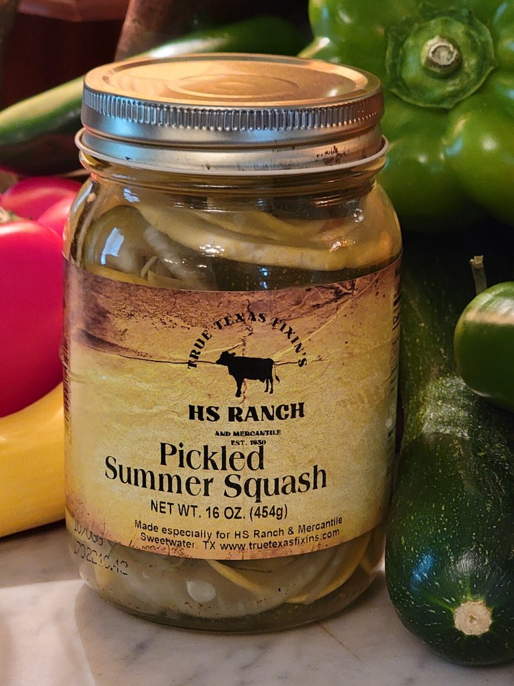 HS RANCH Pickled Summer Squash (2) 16oz Jars
