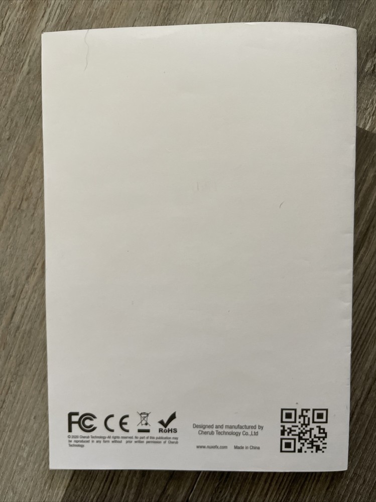 NUX Multi-Effects MG-30 Versatile Modeler Processor Pedal Users Guide..